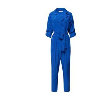 Equipment Royall Blue Fernande silk jumpsuit size small/ NEW